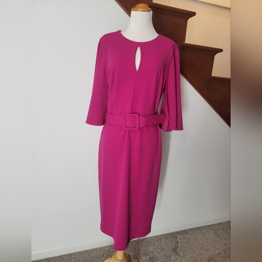 Joseph Ribkoff Pink‎ Shift Dress Size 12 New